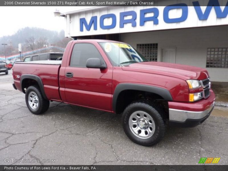 Sport Red Metallic / Dark Charcoal 2006 Chevrolet Silverado 1500 Z71 Regular Cab 4x4