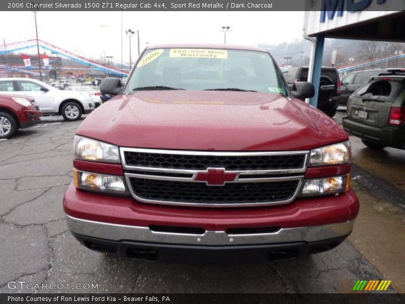 Sport Red Metallic / Dark Charcoal 2006 Chevrolet Silverado 1500 Z71 Regular Cab 4x4