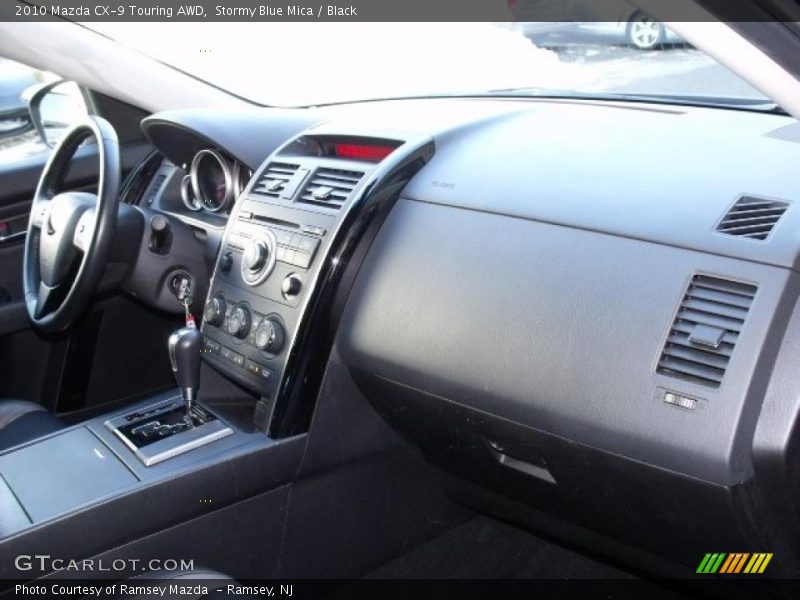 Stormy Blue Mica / Black 2010 Mazda CX-9 Touring AWD
