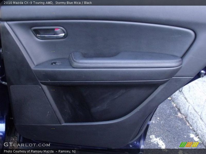 Stormy Blue Mica / Black 2010 Mazda CX-9 Touring AWD