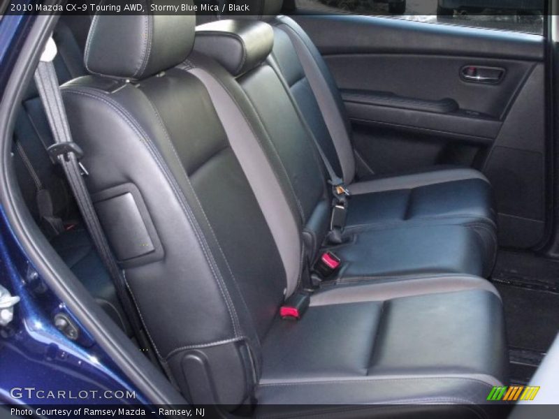 Stormy Blue Mica / Black 2010 Mazda CX-9 Touring AWD