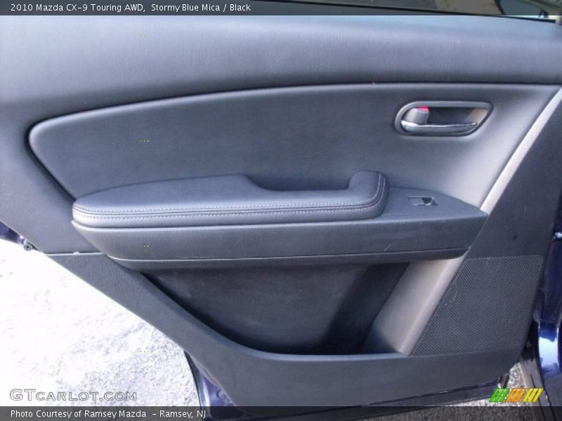 Stormy Blue Mica / Black 2010 Mazda CX-9 Touring AWD