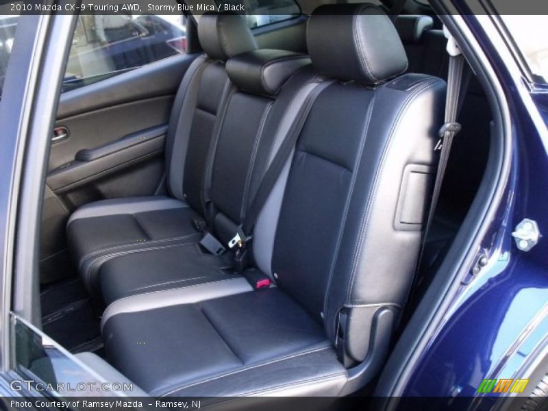 Stormy Blue Mica / Black 2010 Mazda CX-9 Touring AWD