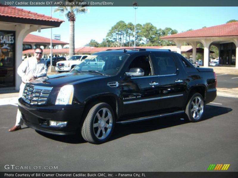 Black Raven / Ebony/Ebony 2007 Cadillac Escalade EXT AWD
