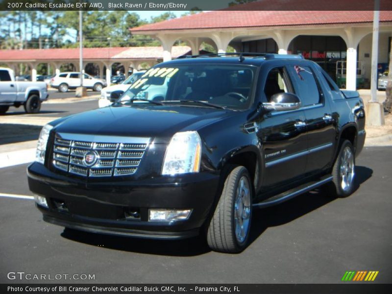 Black Raven / Ebony/Ebony 2007 Cadillac Escalade EXT AWD