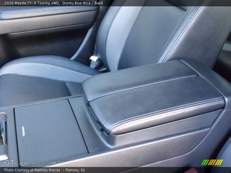 Stormy Blue Mica / Black 2010 Mazda CX-9 Touring AWD