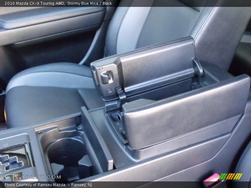 Stormy Blue Mica / Black 2010 Mazda CX-9 Touring AWD