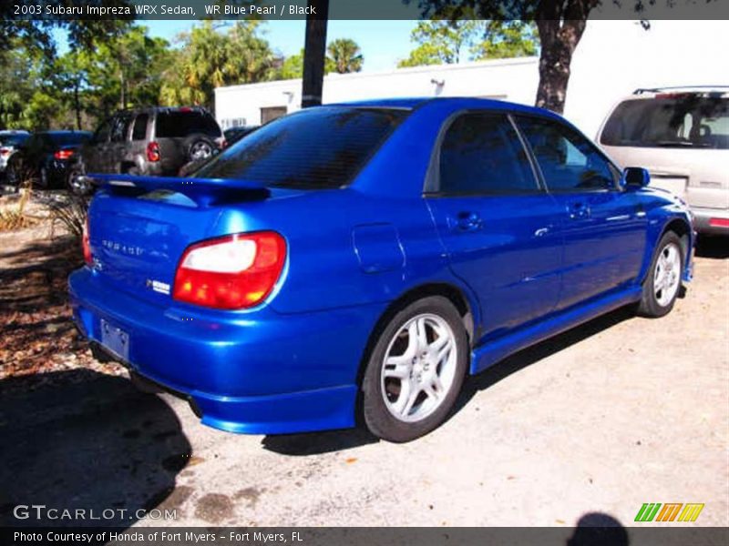 WR Blue Pearl / Black 2003 Subaru Impreza WRX Sedan