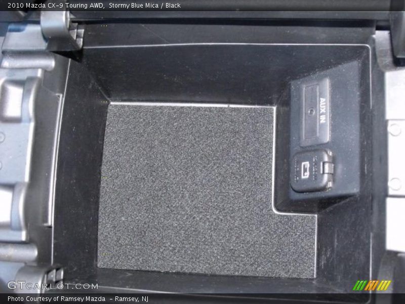Stormy Blue Mica / Black 2010 Mazda CX-9 Touring AWD