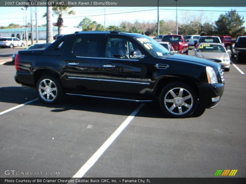 Black Raven / Ebony/Ebony 2007 Cadillac Escalade EXT AWD