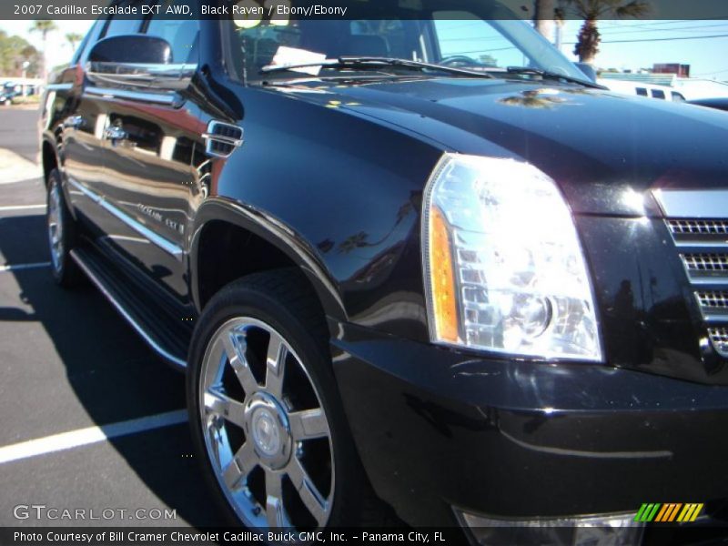 Black Raven / Ebony/Ebony 2007 Cadillac Escalade EXT AWD