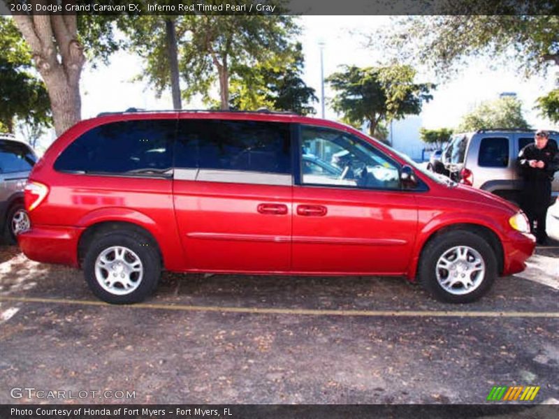  2003 Grand Caravan EX Inferno Red Tinted Pearl