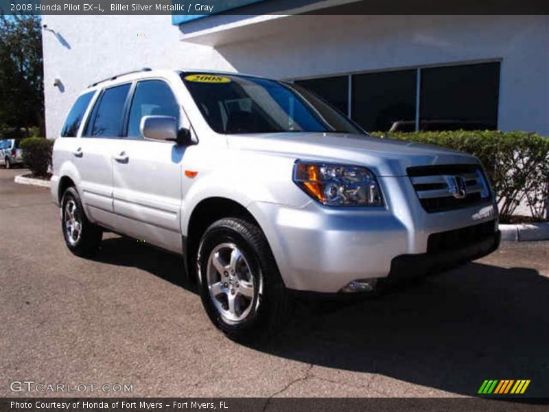 Billet Silver Metallic / Gray 2008 Honda Pilot EX-L