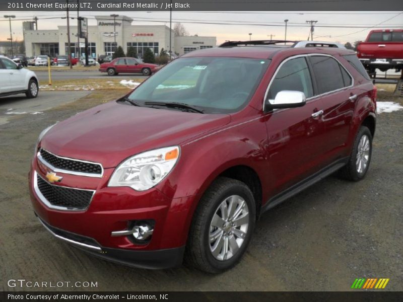 Cardinal Red Metallic / Jet Black 2011 Chevrolet Equinox LTZ