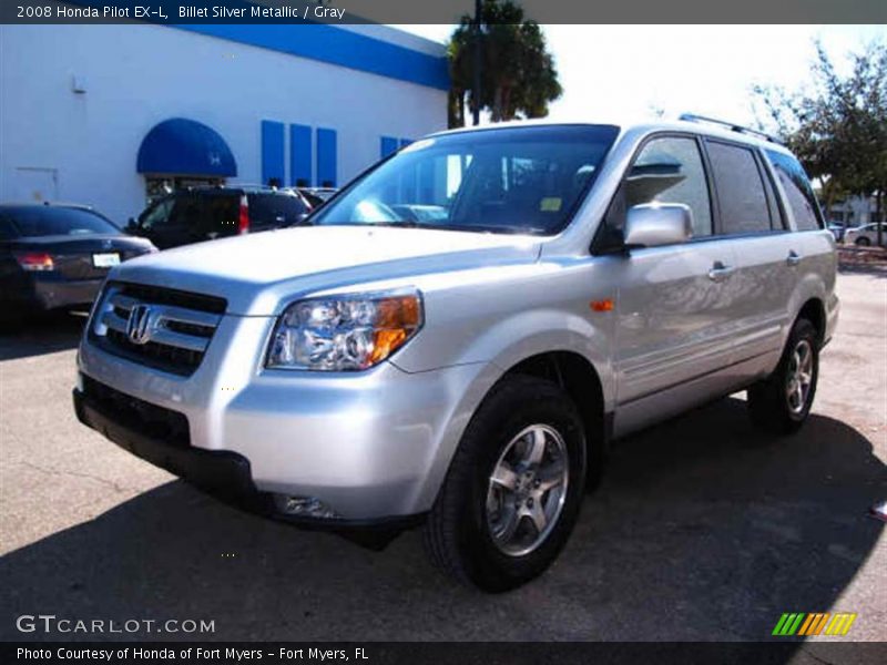 Billet Silver Metallic / Gray 2008 Honda Pilot EX-L