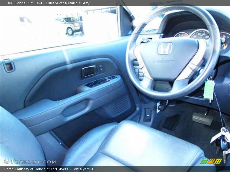 Billet Silver Metallic / Gray 2008 Honda Pilot EX-L