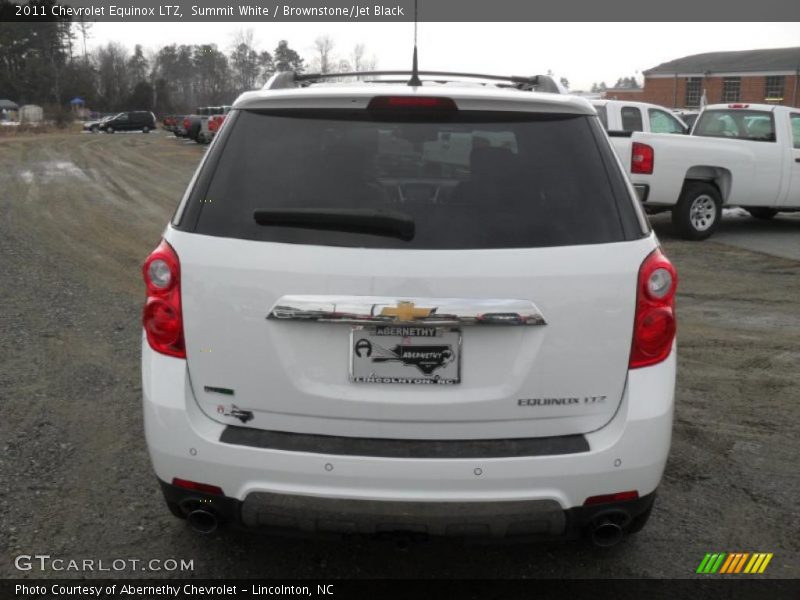 Summit White / Brownstone/Jet Black 2011 Chevrolet Equinox LTZ