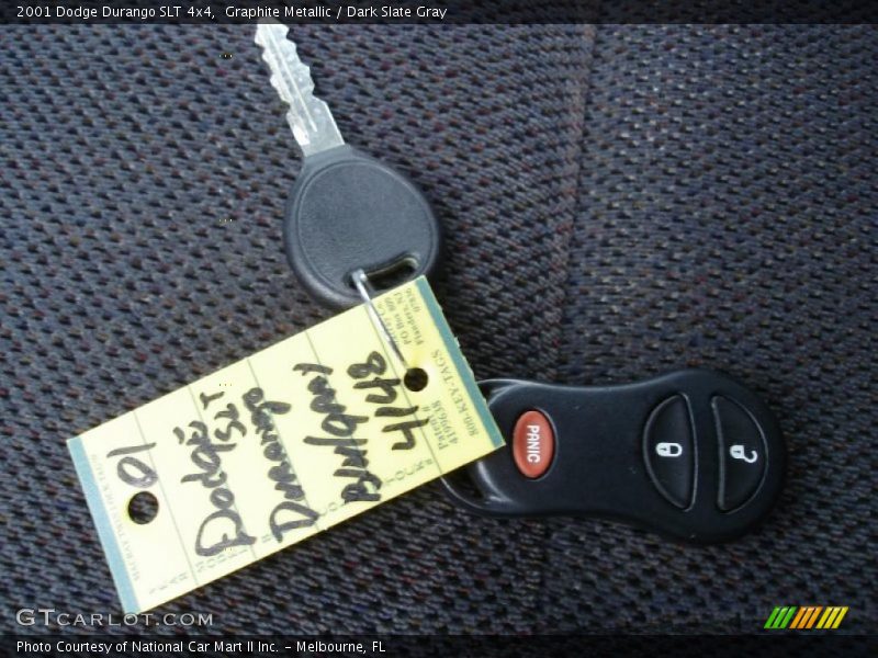 Graphite Metallic / Dark Slate Gray 2001 Dodge Durango SLT 4x4