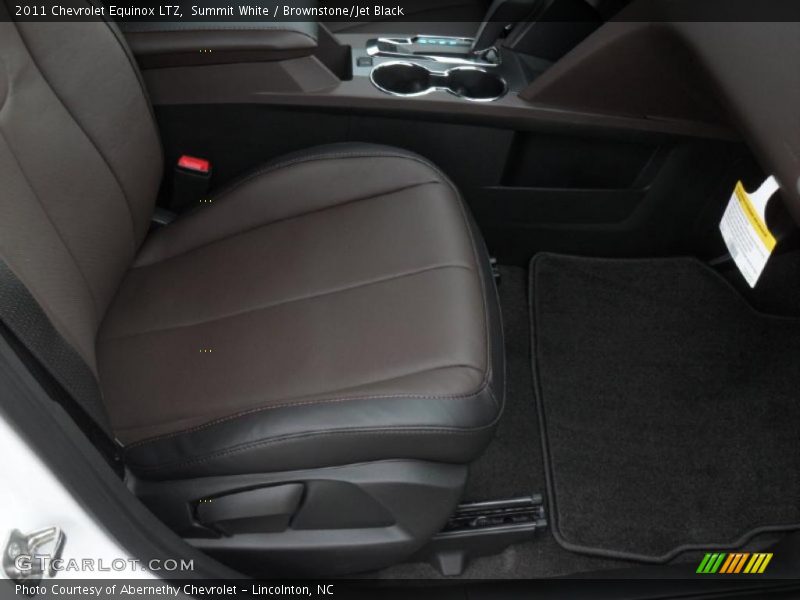 Summit White / Brownstone/Jet Black 2011 Chevrolet Equinox LTZ