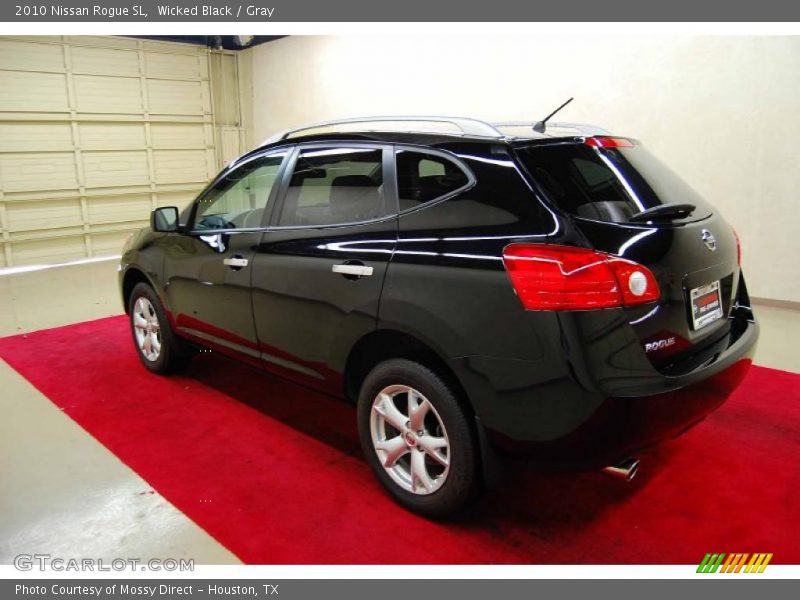 Wicked Black / Gray 2010 Nissan Rogue SL