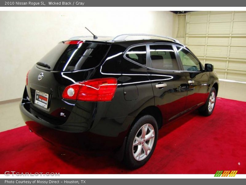 Wicked Black / Gray 2010 Nissan Rogue SL