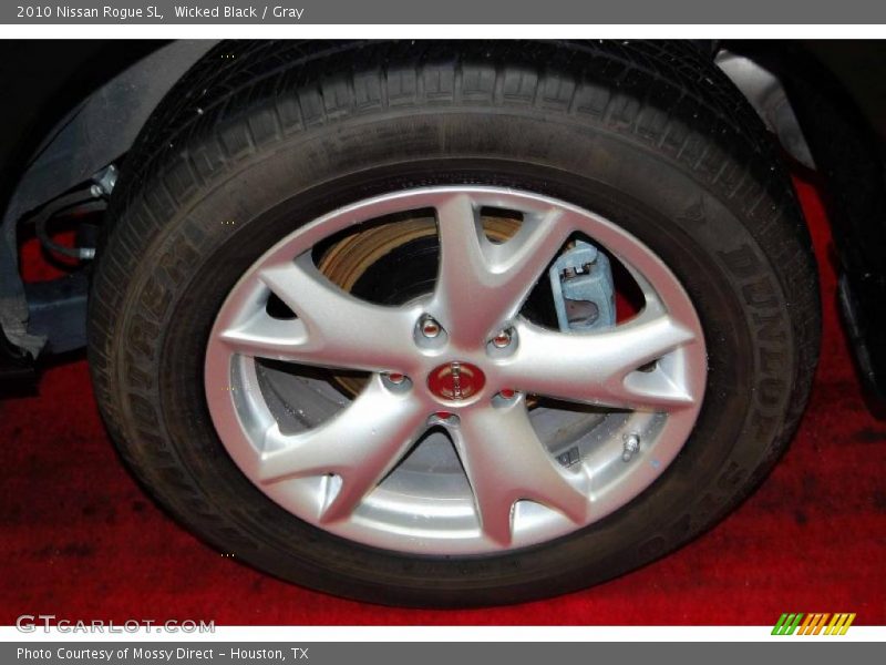 Wicked Black / Gray 2010 Nissan Rogue SL