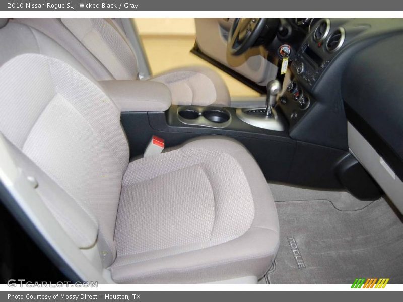 Wicked Black / Gray 2010 Nissan Rogue SL