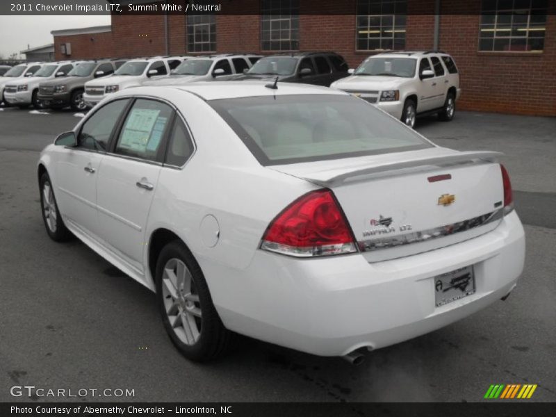 Summit White / Neutral 2011 Chevrolet Impala LTZ