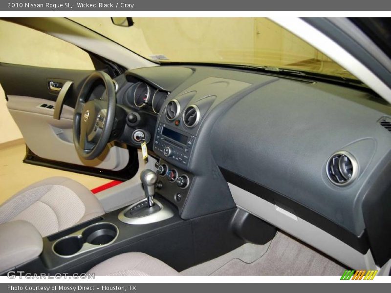 Wicked Black / Gray 2010 Nissan Rogue SL