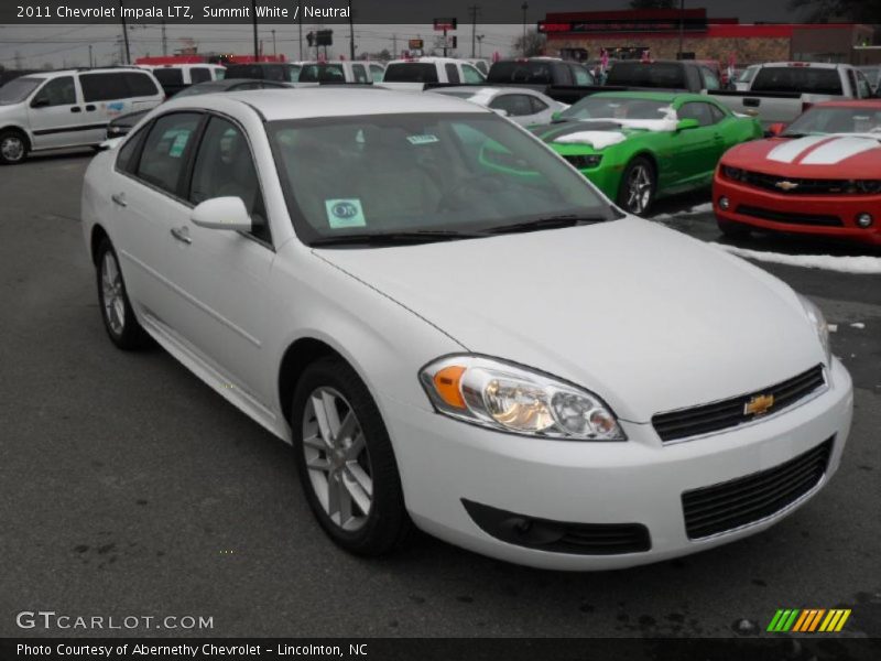 Summit White / Neutral 2011 Chevrolet Impala LTZ