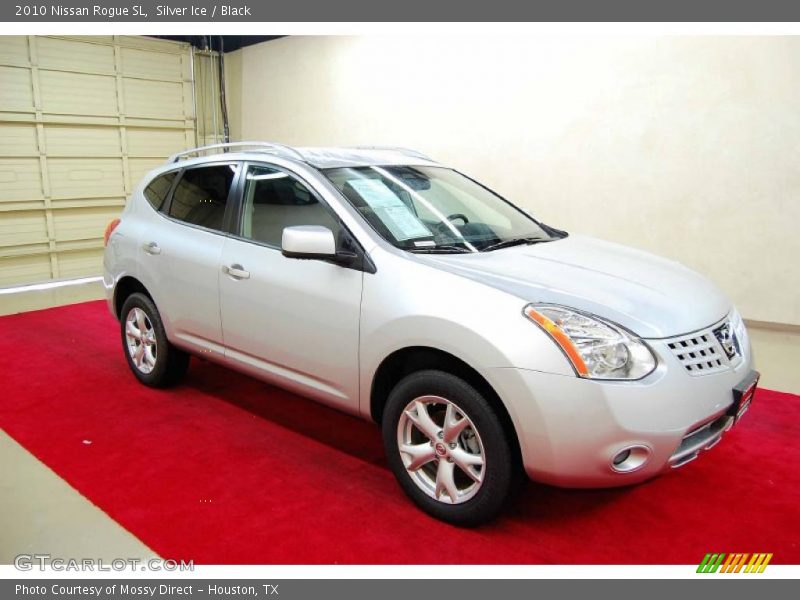 Silver Ice / Black 2010 Nissan Rogue SL