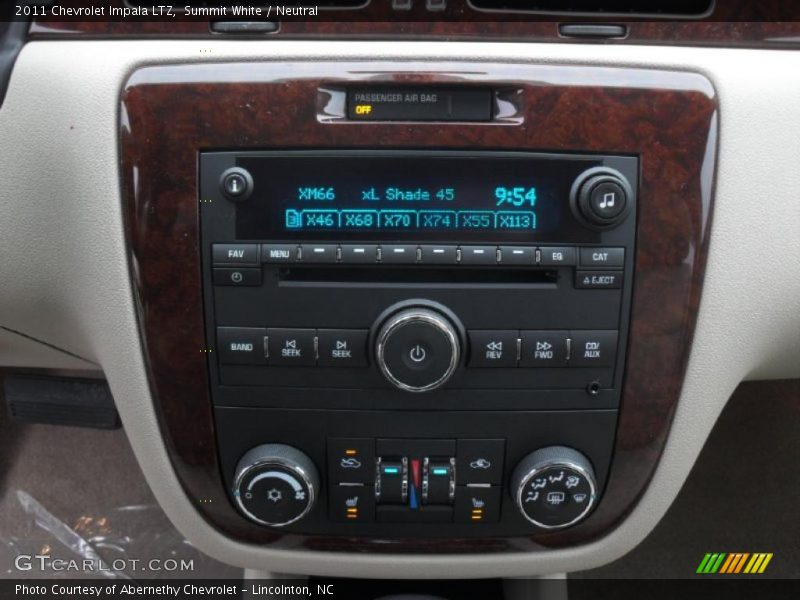 Controls of 2011 Impala LTZ