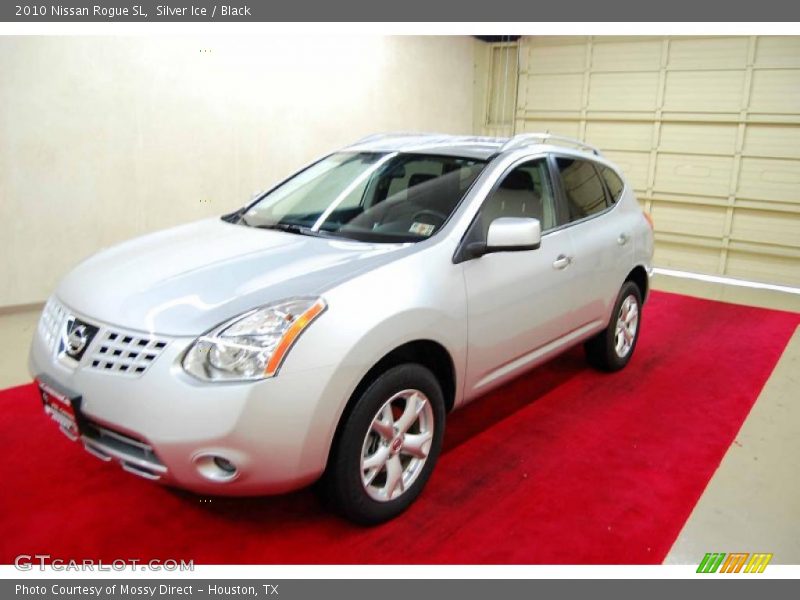 Silver Ice / Black 2010 Nissan Rogue SL