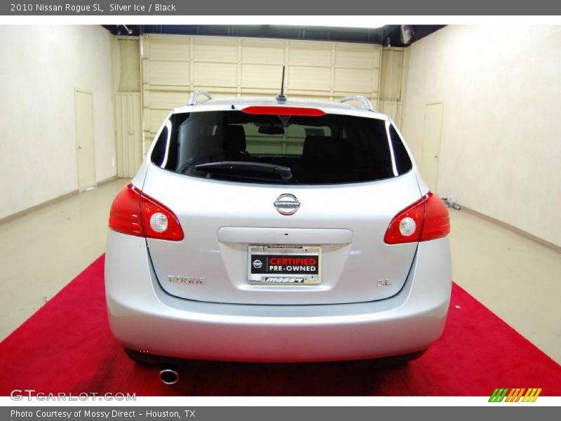 Silver Ice / Black 2010 Nissan Rogue SL