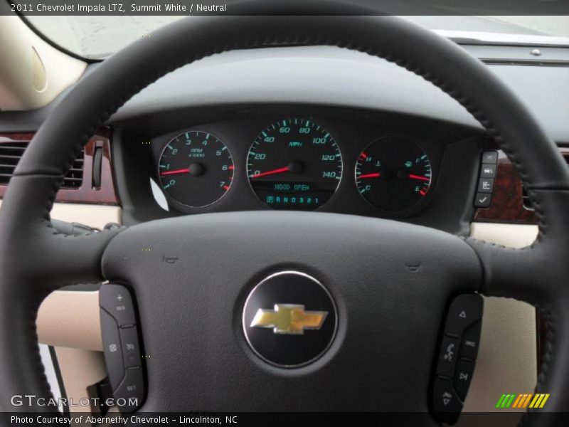 Summit White / Neutral 2011 Chevrolet Impala LTZ