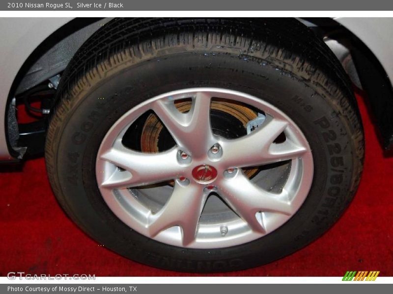 Silver Ice / Black 2010 Nissan Rogue SL