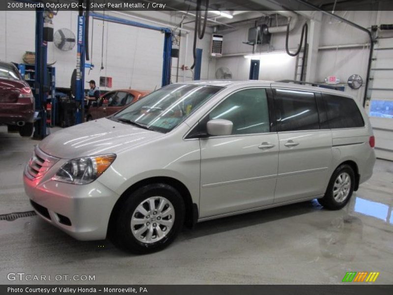 Silver Pearl Metallic / Gray 2008 Honda Odyssey EX-L
