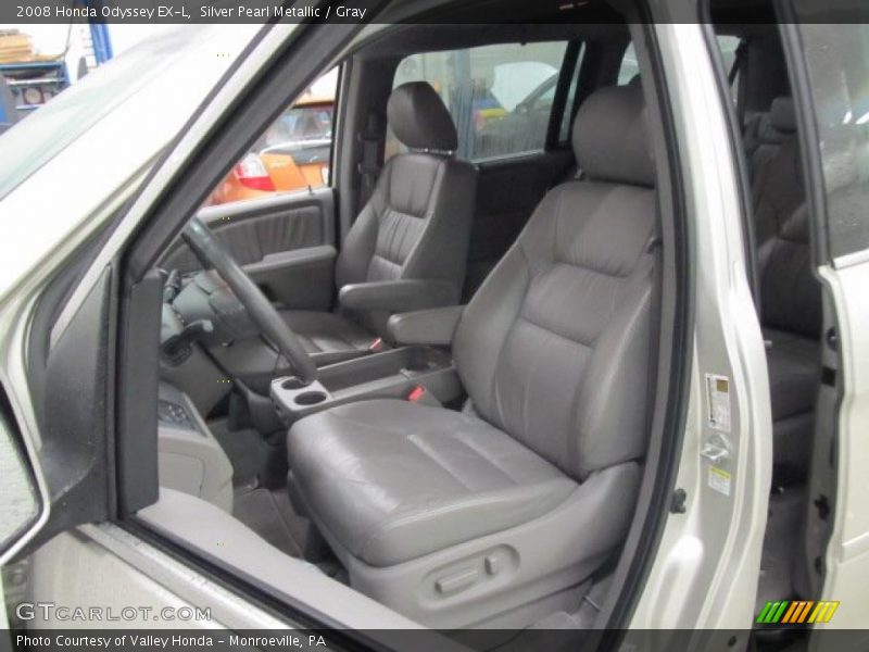 Silver Pearl Metallic / Gray 2008 Honda Odyssey EX-L