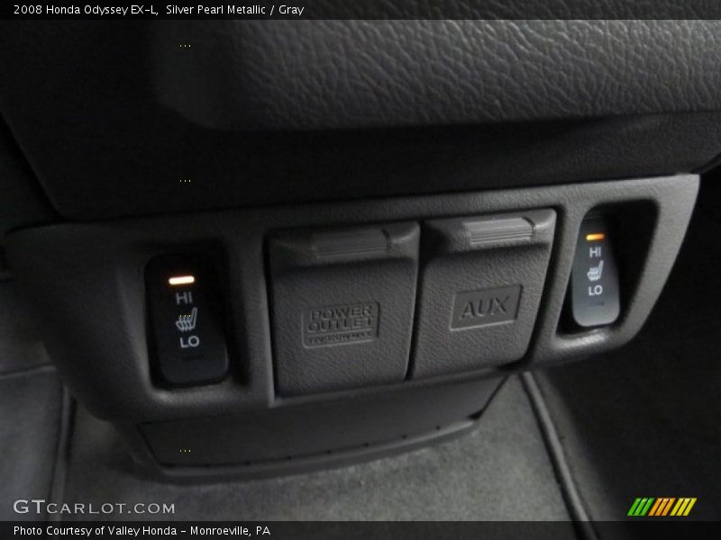 Silver Pearl Metallic / Gray 2008 Honda Odyssey EX-L