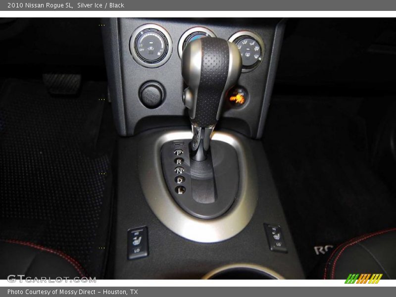 Silver Ice / Black 2010 Nissan Rogue SL