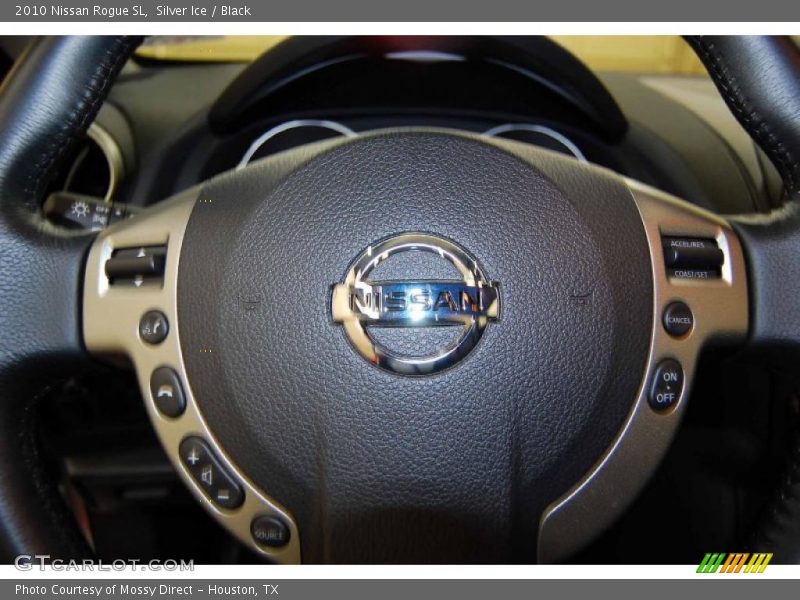 Silver Ice / Black 2010 Nissan Rogue SL