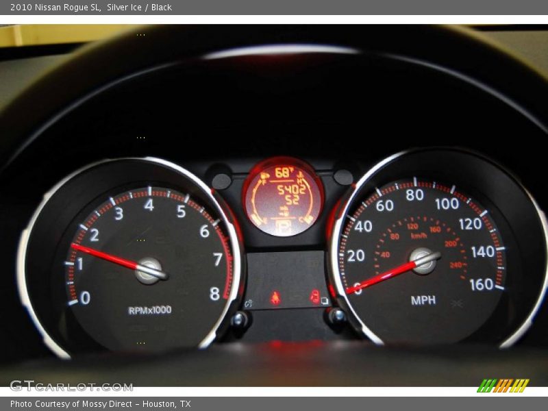 Silver Ice / Black 2010 Nissan Rogue SL