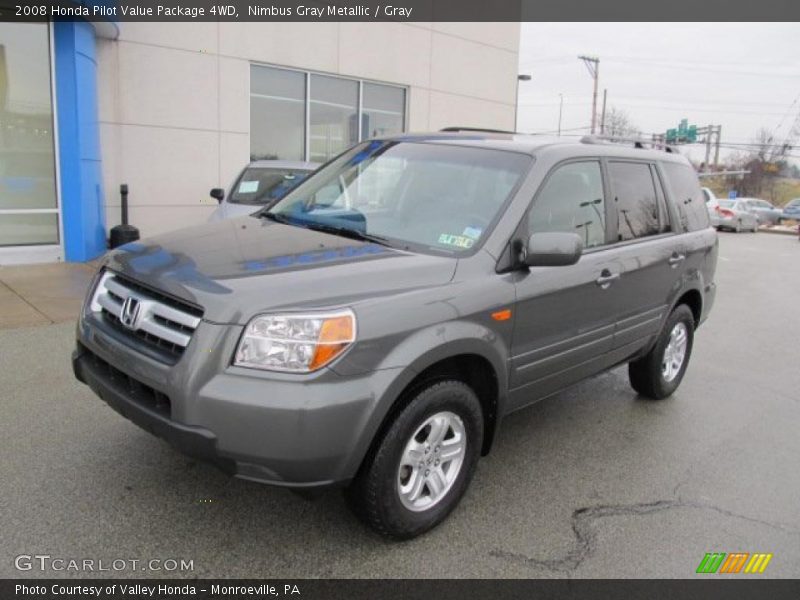 Nimbus Gray Metallic / Gray 2008 Honda Pilot Value Package 4WD