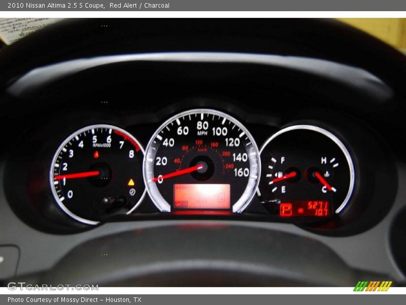 Red Alert / Charcoal 2010 Nissan Altima 2.5 S Coupe