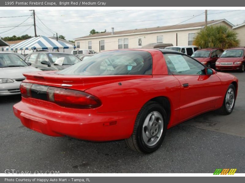 Bright Red / Medium Gray 1995 Pontiac Firebird Coupe