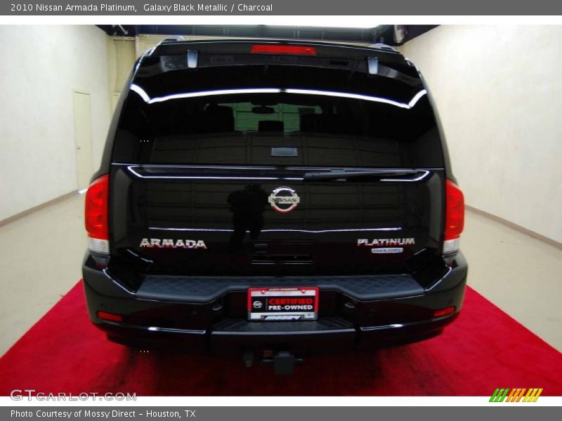 Galaxy Black Metallic / Charcoal 2010 Nissan Armada Platinum