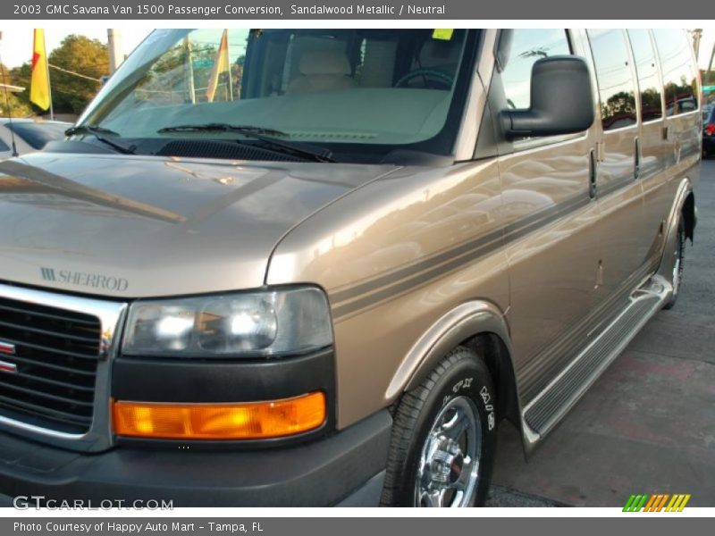Sandalwood Metallic / Neutral 2003 GMC Savana Van 1500 Passenger Conversion