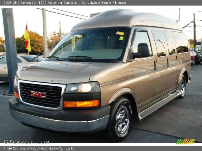 Sandalwood Metallic / Neutral 2003 GMC Savana Van 1500 Passenger Conversion