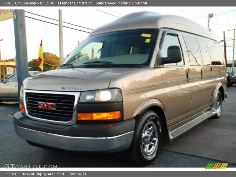 Sandalwood Metallic / Neutral 2003 GMC Savana Van 1500 Passenger Conversion