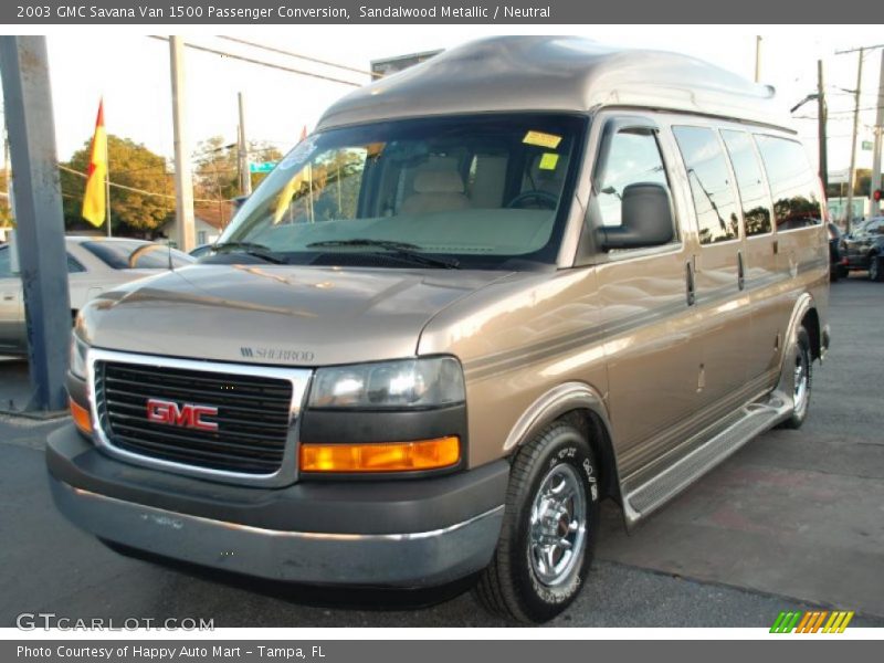 Front 3/4 View of 2003 Savana Van 1500 Passenger Conversion